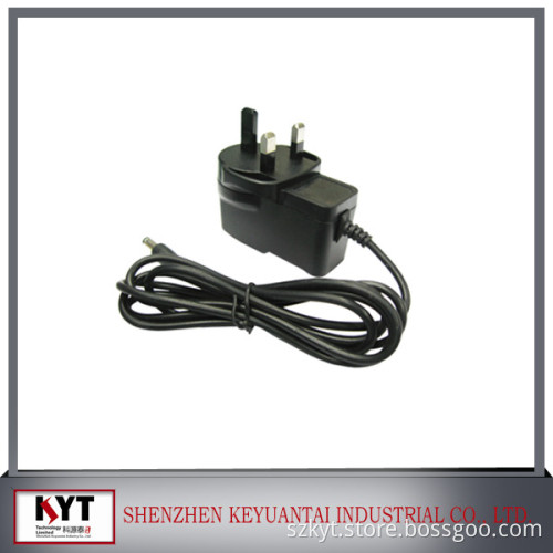 12V 1A 12W series wall mount power adapter with Eu power plug, CE, Rohs, FCC, CB certified adapter